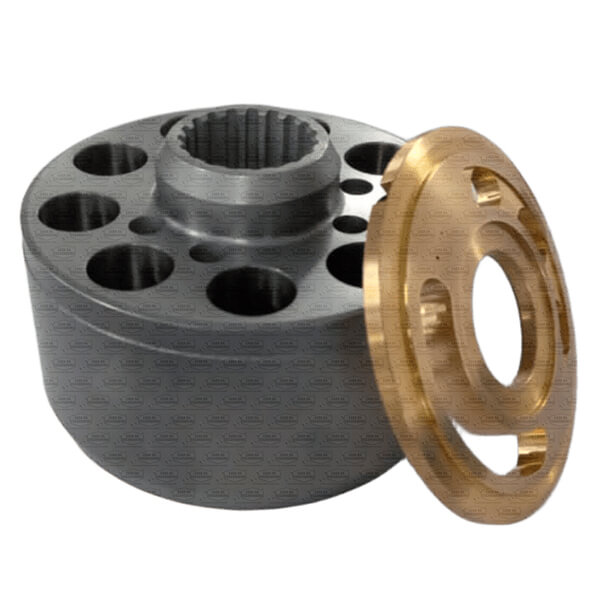 CONJ ROTOR E PLACA VÁLVULA (ESQ) DA BOMBA HIDRÁULICA K7V63